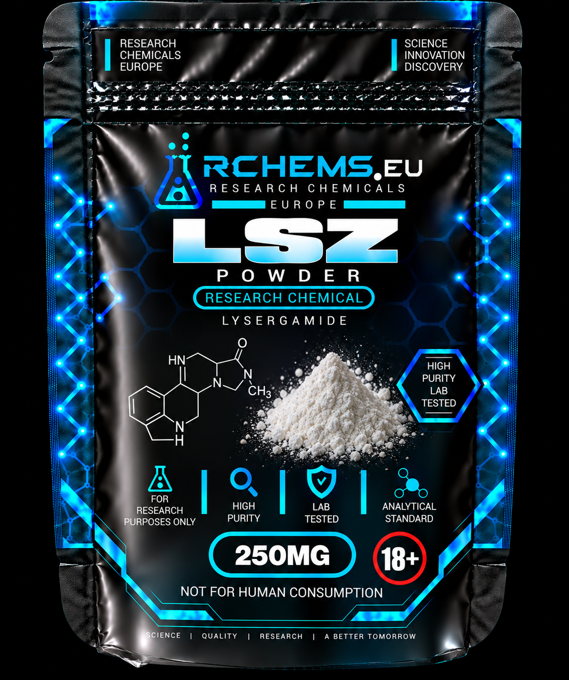 LSZ Lysergamide Research Chemical Sample Pack Container